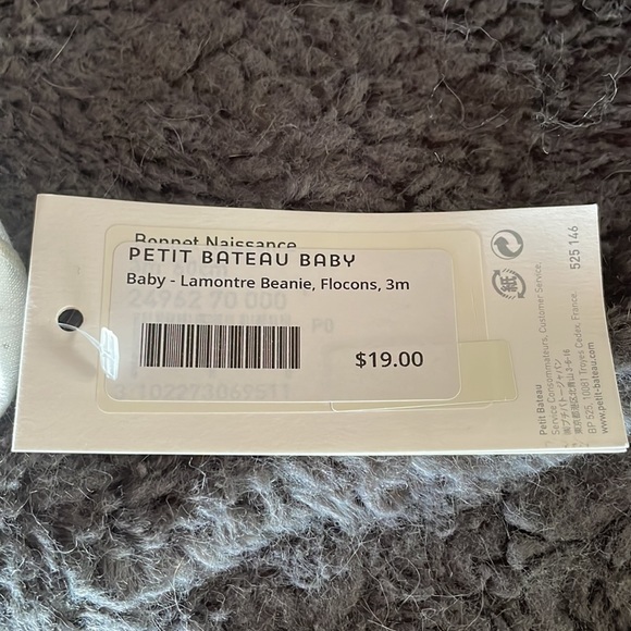2/$20 NWT! PETIT BATEAU BABY HAT - stars! - Picture 5 of 8